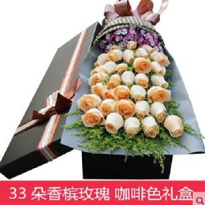 玫瑰禮盒,長形禮盒玫瑰花