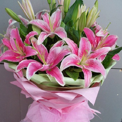 百合花束,禮盒百花系列