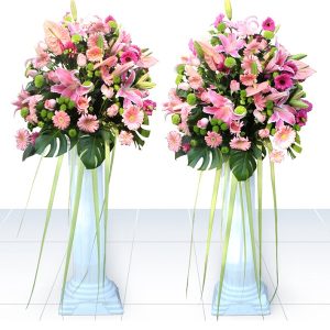 花籃 羅馬柱花籃 豪華喬遷花籃