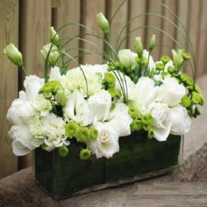 商務臺花 玻璃花瓶臺花