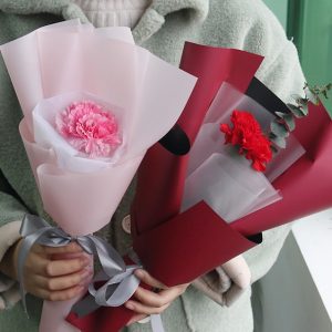 教師節(jié)鮮花 小花束 單支康乃馨玫瑰花