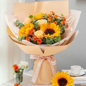 女神節(jié)鮮花 送女生向日葵玫瑰花